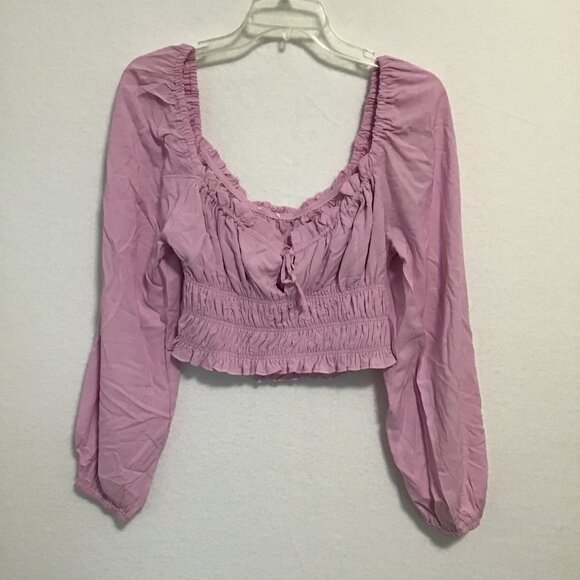 Pink Milkmaid Blouse Size S - Picture 6 of 10